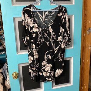 Floral Short Sleeve Tee Maurices 1X